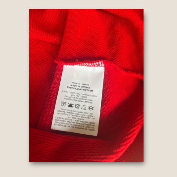 Red and Cheetah Nike Sweatshirt - Picture 5 of 10